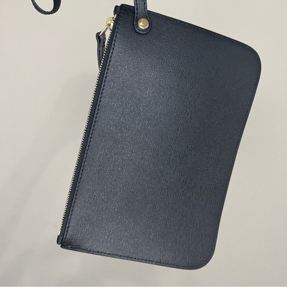 Mansur Gavriel Black Saffiano Leather Bucket Bag - Picture 3 of 11